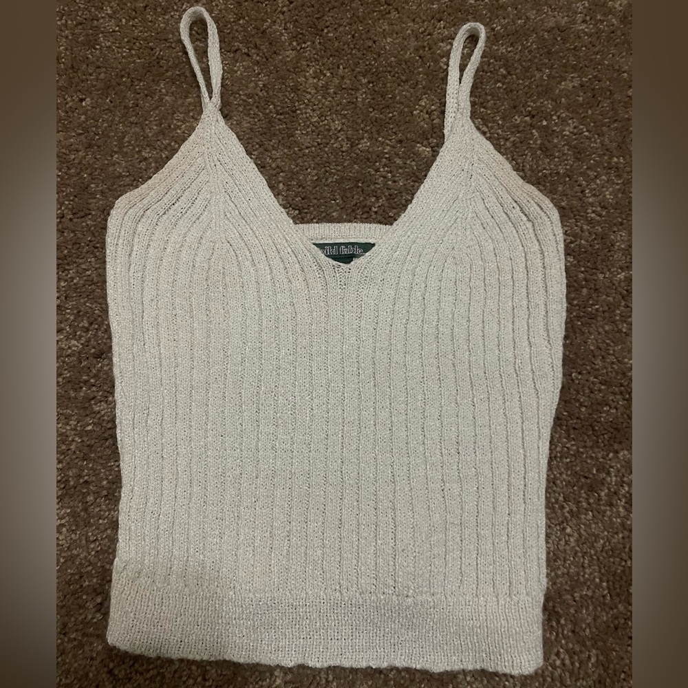 Target Knit White Top